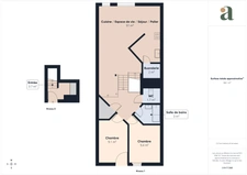 Appartement T3 Duplex<span></span>Dernier étage avec vue dégagée<span></span>Proche Tramway T2 Pont de Bezons