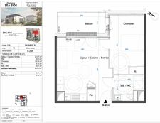 Exclusif - Appartement T2 - 40m² - Touques (Proche Deauville)