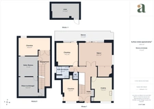Appartement duplex 125m²  avec balcon, parking et cave en vente à Argenteuil 95100