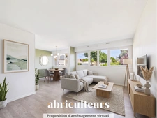 Appartement traversant avec loggia, parking et cave en vente au Plessis-Bouchard 95130