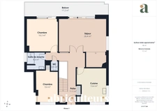 Appartement 3/4 pièces de 86 m² avec garage de 18 m²<span></span>Argenteuil