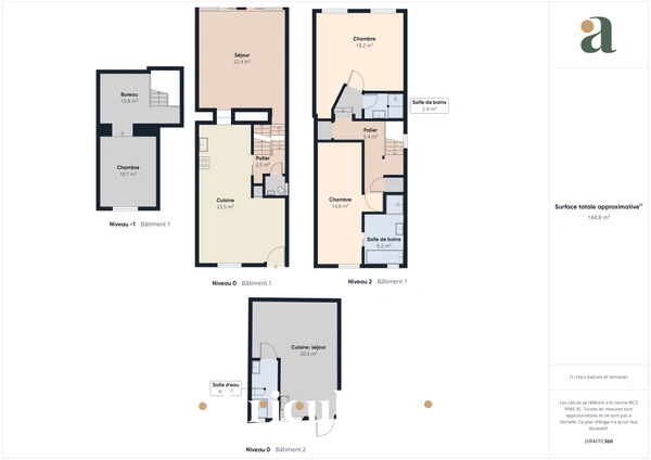 Maison 6 pièces 140 m² Argenteuil Rue de Rethondes