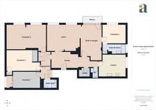 Grand T5 familial de 137 m²  en vente à Saint-Herblain/Quartier Tillay (44800)