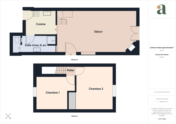 Jolie maison ancienne parfaitement rénovée en vente à  Couëron (44220)