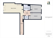 Appartement 3 pièces avec jardin privatif<span></span>Rue Théophile Guillou, 44800 Saint-Herblain