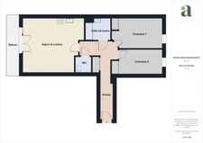 Appartement T3, moderne et lumineux - Ascenseur, balcon, parking - Rue Théophile Guillou, Saint-Herblain