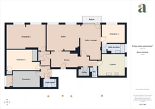 Quartier Tillay, proche commerces et transports - Appartement familial de 137m², 4 chambres - rue des Irlandais, 44800 Saint-Herblain