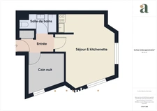 Moderne T1 de 37m² baigné de lumière<span></span>Fort potentiel locatif au pied du Jardin des Plantes<span></span>31 rue Gambetta à Nantes 44000