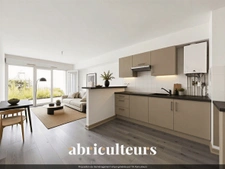 Appartement 3 pièces avec jardin privatif  en vente à  Rue Théophile Guillou à Saint-Herblain(44800)