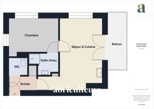 Joli deux pièces en dernier étage - Splendide vue dégagée - Boulevard Marcel Paul à Saint-Herblain