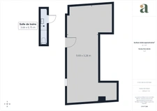 Local professionnel rénové 40 m² avec parking privé en vente au Quartier Libération à Nice  (06000)
