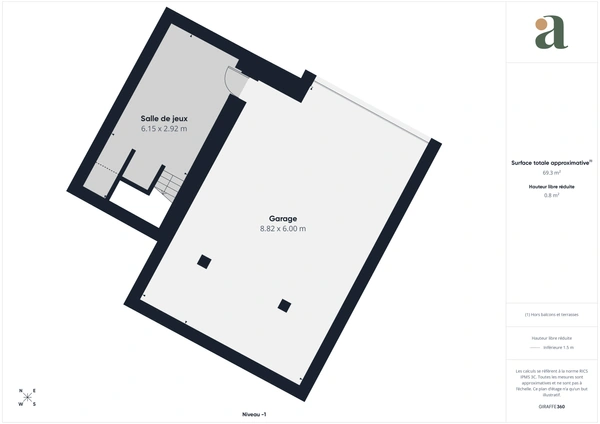Villa d'exception 313m2 aperçu mer, autonome en énergie, piscine et appartement invités