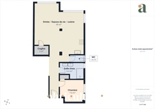 Esprit loft - Appartement 2 pièces - 56m² - Nice Valrose