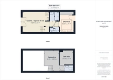 Duplex avec extérieur à 100 m de la plage