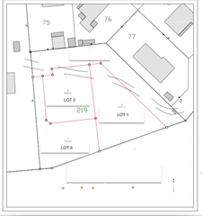 Terrain de 720 m²<span></span>Libre de constructeur<span></span>Saint Vincent de Tyrosse (40230)