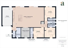 Superbe villa contemporaine avec piscine chauffée orientée sud- idéalement située - à seulement 10 minutes des plages-  proche du centre ville de Tosse 40230