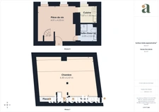 Duplex T2/T3 – 60 m2 – Bordeaux, quartier des Chartrons