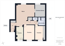 Hypercentre Colombes – 4 pièces traversant - 3 chambres