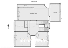COLOMBES / CENTRE LES VALLEES - MAISON AVEC TERRAIN DE 305 M2 - 8 PIECES - 5 CHAMBRES - 190 M2 - 1.198.000 €