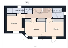 Maison familiale avec jardin verdoyant sans vis-à-vis – Centre de Courbevoie
