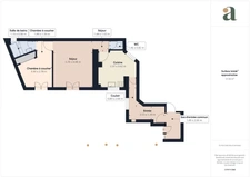 Appartement lumineux au 4ème étage sur cour - Levallois-Perret