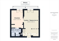Coup de cœur<span></span>Appartement 2 pièces, 28 m² avec balcon<span></span>Paris 4e