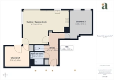 Appartement 3 pièces avec terrasse et parking<span></span>La Garenne-Colombes
