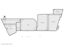 PARIS 1 - APPARTEMENT - 3 PIÈCES - 2 CHAMBRES -  53,61 M² - 645 000 €