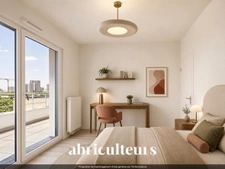 Appartement 5 pièces 91 m² – 4 chambres, 2 terrasses, 2 parkings – Colombes  - Allée Françoise Héritier