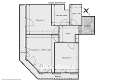 ASNIERES SUR SEINE - CENTRE VOLTAIRE -  DUPLEX  FAMILIAL 4 PIECES - 3 CHAMBRES - 86 m2