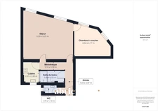 Grand 2 pièces plein de charme en très bon état - Bécon les Bruyères  92600 Asnières sur Seine