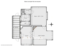 COLOMBES GABRIEL PERI  - MAISON AVEC DEPENDANCE ET JARDIN - 7 PIECES – 3/4 CHAMBRES - 126 M2 - 625.500 €