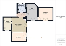 Charmant appartement 4 pièces de 65 m²<span></span>Rue de Meaux, Paris 19e