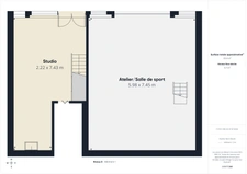 Belle maison contemporaine T7 de 185m²  avec dépendance, terrasse et jardin arboré de 500m² –  Garage  - Colombes (92400)