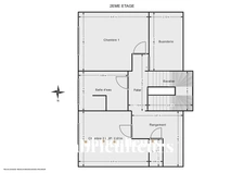 COLOMBES / CENTRE LES VALLEES - MAISON AVEC TERRAIN DE 305 M2 - 8 PIECES - 5 CHAMBRES - 190 M2 - 1.198.000 €