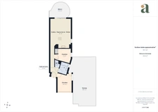 Appartement 3 pièces avec terrasse-jardin au Cannet – Emplacement idéal aux portes de Cannes
