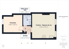 Appartement<span></span>33 m²<span></span>2 pièces<span></span>Vincennes Avenue de Paris