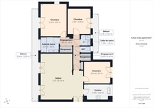 Appartement familial avec 2 balcons - Environnement calme et verdoyant - 88 m² - 4 pièces - Nogent-sur-Marne