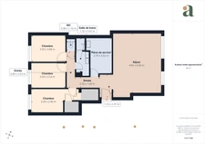 Appartement Familal - 86 m² - 4 pièces - Saint-Mandé Sud