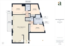 Appartement 4 pièces – 100 m² – Balcon filant de 86 m² – Paris 1er, Rue des Bourdonnais