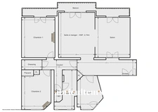 Appartement 4 pièces - 3 chambres - 92 m² - Paris 15/Necker