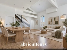 Appartement duplex lumineux grande hauteur sous plafond en vente à Bordeaux 33300