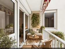 Talence : T4 traversant de 80 m² avec balcon, parking et cellier, à rafraîchir