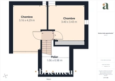 Appartement de 63 m² comprenant 4 pièces à proximité du Parc de l’Hermitage au Bouscat