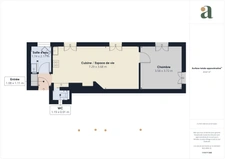 Appartement de 2 pièces lumineux à Boulogne Billancourt