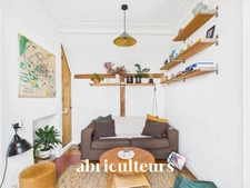 Dernier étage - Appartement 2 pièces avec balcons - Paris 20