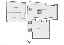 PARIS 10 EME / QUARTIER HOPITAL SAINT-LOUIS / BELLEVILLE - APPARTEMENT - 3 PIECES - 1 CHAMBRE - 60 M2 - 548.000€