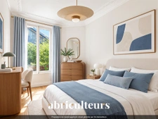 4 pièces au calme sur cour arborée – Charme de l’ancien – Paris 15e Convention – 72 m²