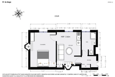 PARIS 4 / QUARTIER MARAIS, SAINT GERVAIS - APPARTEMENT - 2 PIECES - 1 CHAMBRE - 30 M2 – 520.000 €