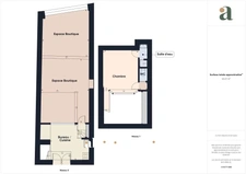 Local commercial avec mezzanine habitable – Murs libres – Paris 5ᵉ